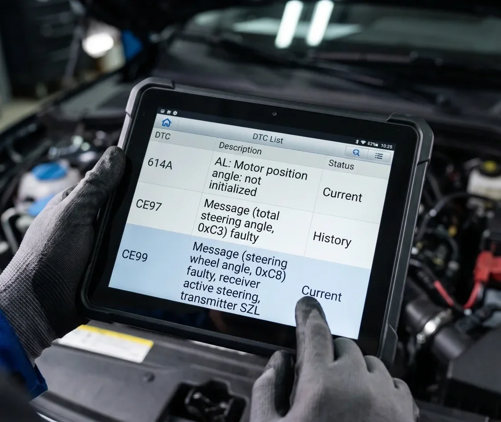 Ошибки 6146 и 614A активной рулевой рейки BMW: диагностика и ремонт